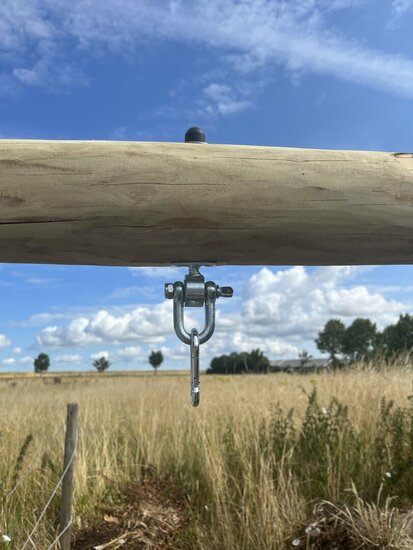 Info afbeelding schommelhaak Gelagerde harpsluiting