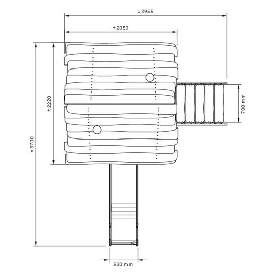 Maatvoeringen van Kabouternest BS-1019-02