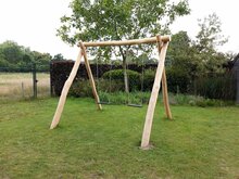 B-Play Robinia Houten Schommel 4 Haken