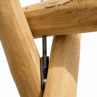 B-Play Robinia Houten Schommelframe - Enkel - Extra breed - Particulier