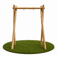 B-Play Robinia Houten Schommelframe - Enkel - Extra breed - Particulier