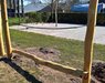 Robinia Loopbalk met Touw Openbaar - Element 1