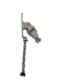 Schommelhaak RVS voor Verticale Bevestiging *360° roterend** incl. ketting