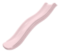 Kunststof glijbaan Tweeb - 175 cm - Platformhoogte 90 cm - Pastel roze