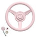 Stuurwiel pastel roze