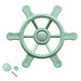 Piratenstuur Klein Pastel Groen