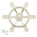 Piratenstuur Klein Pastel Wit