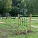 B-Play Robinia Verticaal Klimnet met Stappalen Openbaar - Module 2