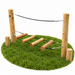 B-Play Robinia Wiebelbrug Klein met Stappalen Openbaar - Module 3