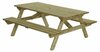 Picknicktafel rechthoek 180x160cm (35mm)