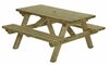 Picknicktafel rechthoek 150x150cm (45mm)