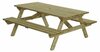 Picknicktafel rechthoek 200x160 cm (45mm)
