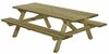 Picknicktafel rechthoek 230x160 cm (45mm)