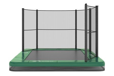 trampoline groen half halve