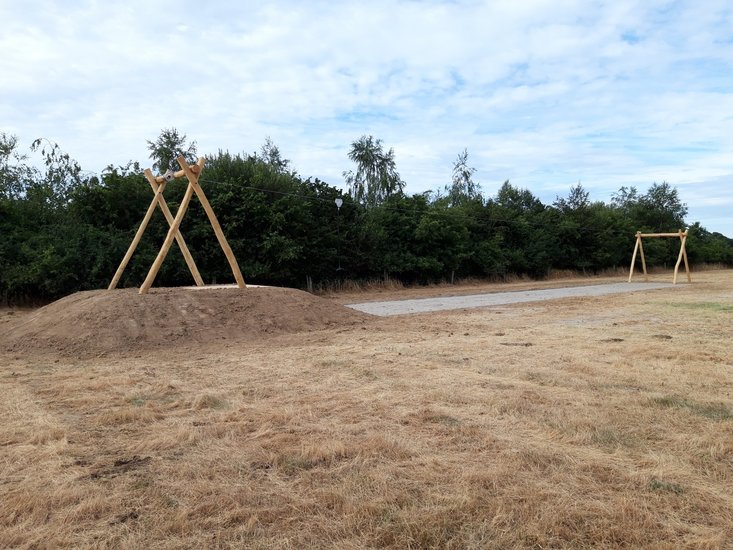 sfeerfoto 2 van de Robinia Kabelbaan met startplateau