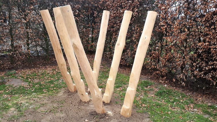 robinia hout palen kopen stelten openbaar gebruik schuin