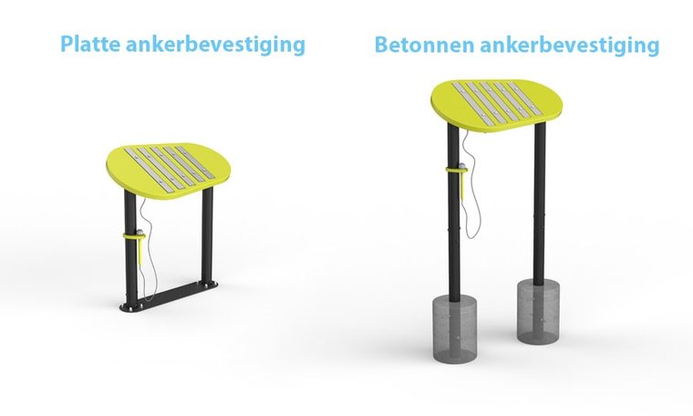 tekening hoe je het Muziektoestel Xylofoon Echo Piano moet inbouwen