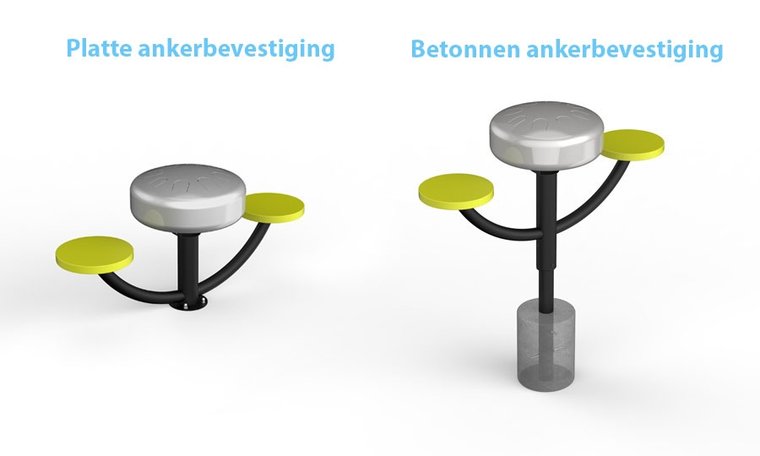 tekening hoe je de Muziektoestel Handpan Duet moet bouwen