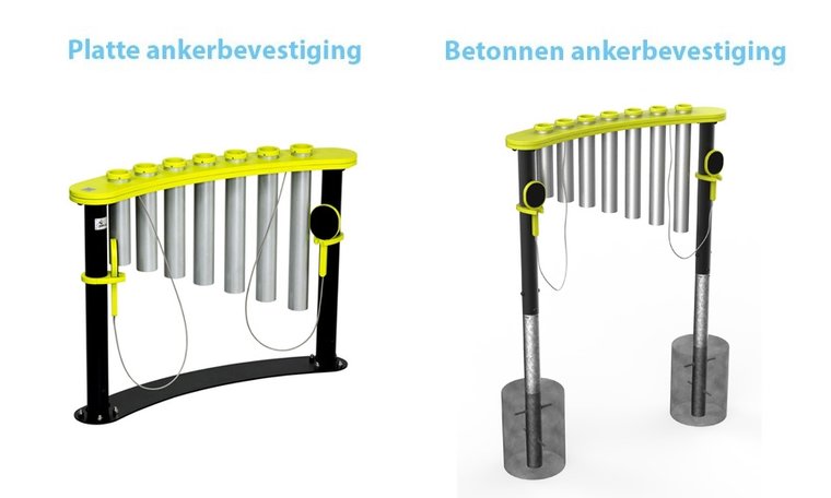 tekening van Clappo muziekbuizen hoe je het opbouwt