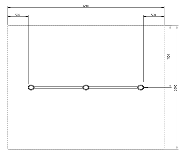 Robinia duo openbaar vrije ruimte