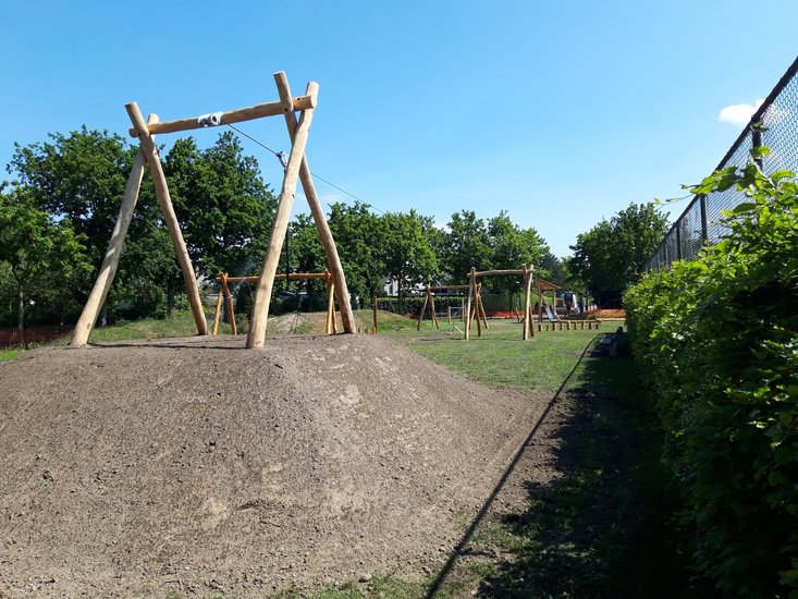 sfeerfoto 2 van de Robinia Kabelbaan zonder startplateau