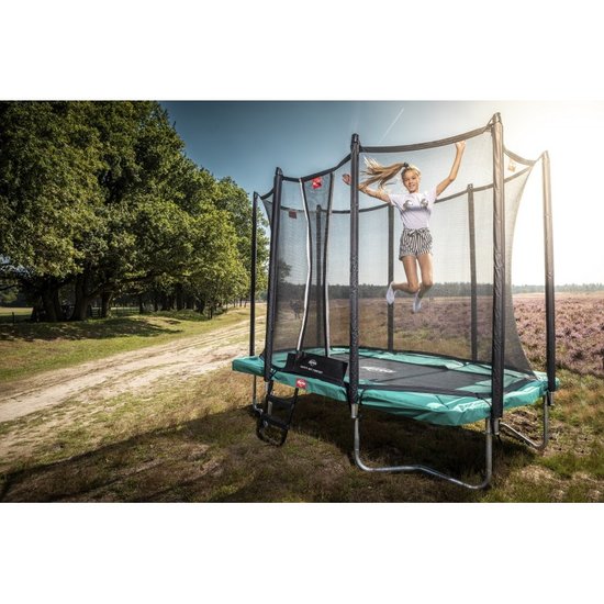 staan Junior moreel Berg Ultim Favorit Trampoline 280 x 190 incl. Safetynet Comfort Grijs  kopen? - De Bruine Speeltoestellen