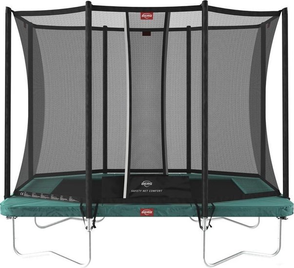 berg ultim favorit trampoline 280x190 met veiligheidsnet