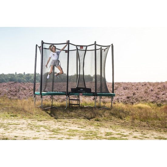 berg ultim favorit trampoline 280x190 met veiligheidsnet