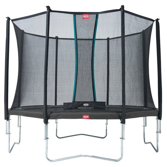 Berg Favorit330 cm met veiligheidsnet Comfort Grijs 