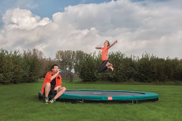 Draai vast Taille Verplicht BERG Inground Favorit Trampoline Ø270 cm Grijs kopen? - De Bruine  Speeltoestellen