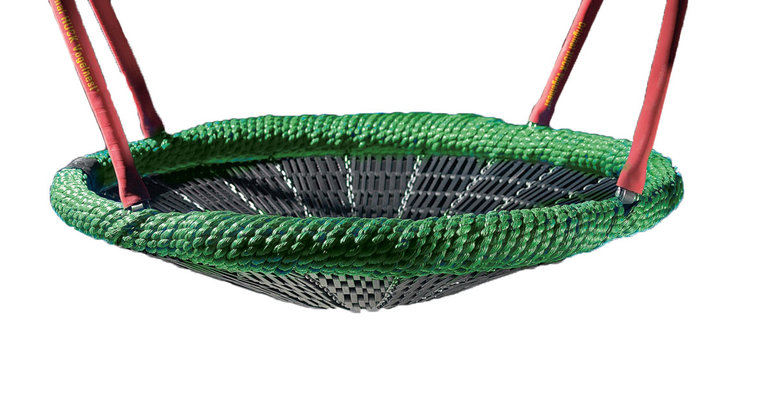 Huck Nestschommel Groen/Zwart Openbaar &Oslash;120 cm