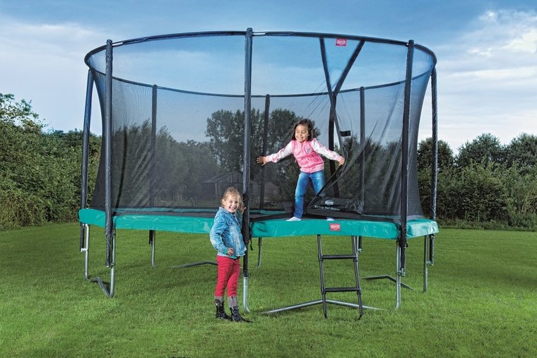 Berg Champion &Oslash;380 Trampoline met Safetynet Deluxe sfeer