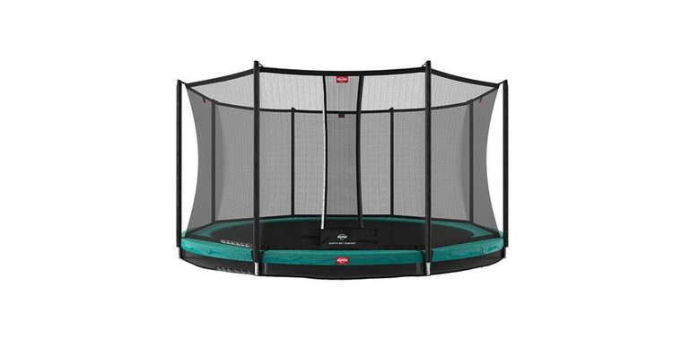 Berg Favorit Inground &Oslash;380 Trampoline met Safetynet Comfort Groen