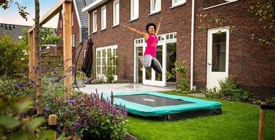 Berg Ultim Favorit Trampoline Inground 280 x 190  Groen detailfoto 