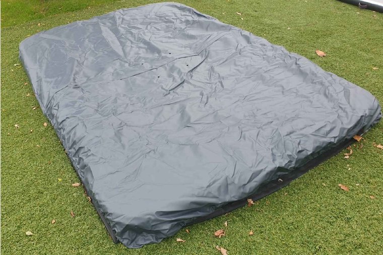 Akrobat Trampoline afdekhoes 305 x 183 cm Antraciet Opbouw / Inground