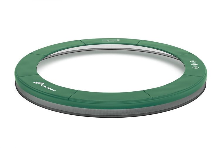 Randkussen Akrobat Orbit Inground 244cm Groen