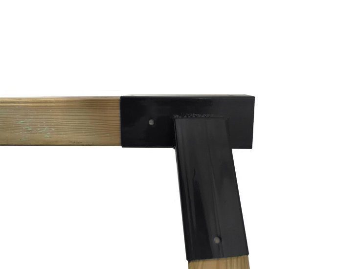 smart line vierkant palen schommelverbinder hout