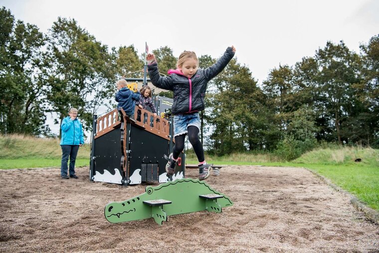 sfeerfoto kinderen crocodile speeltuin