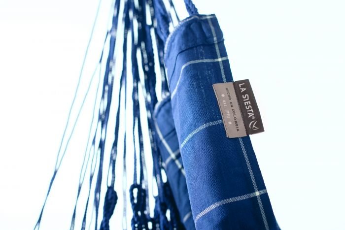 detailfoto van de bovenkant van de Hangstoel Domingo Comfort Marine