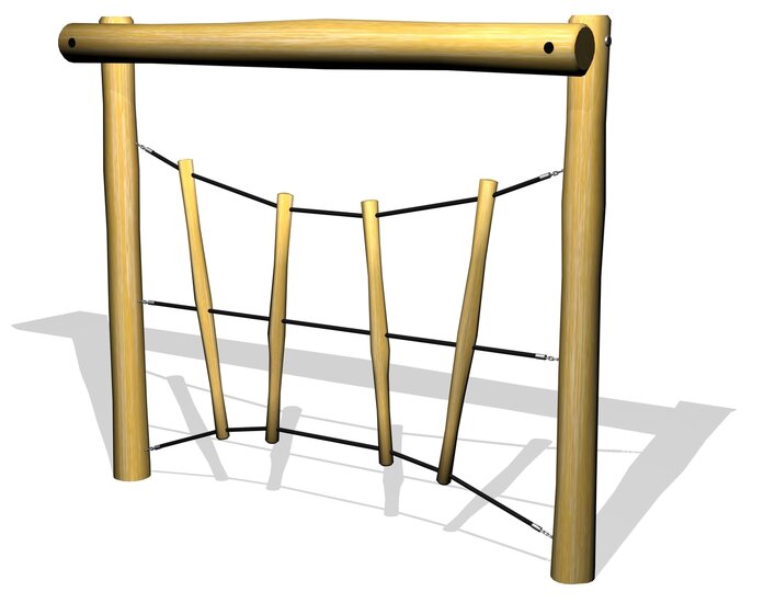 Robinia Klimnet met Houten Sporten Openbaar (Serie 35)