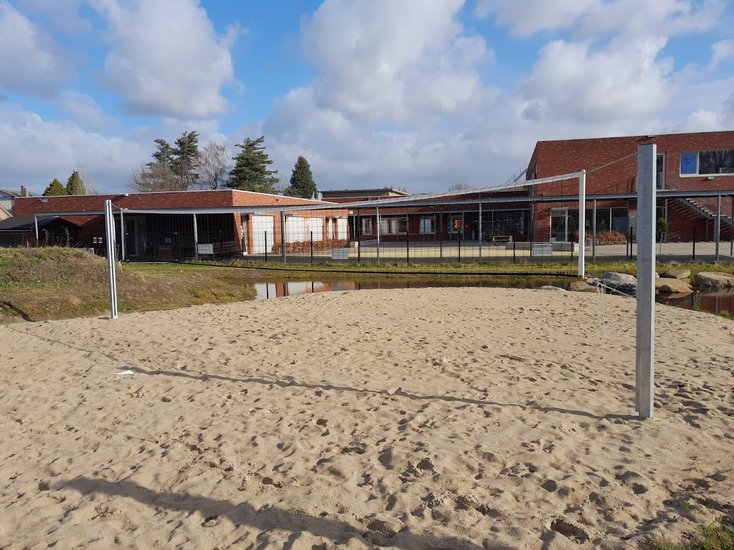 sfeerfoto 2 van Volleybalset zware uitvoering