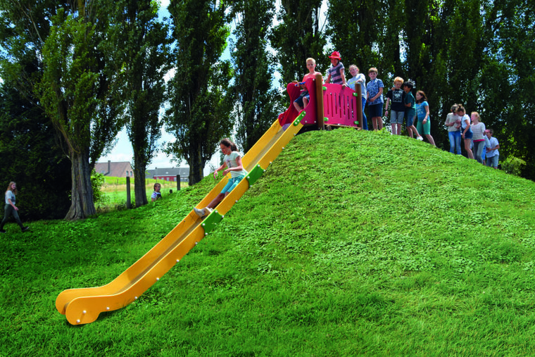 heuvelglijbaan rvs glijbaan kopen