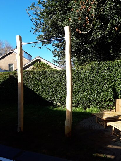 Robinia Optrekstang RVS Basic 200 - 250 cm Hoog