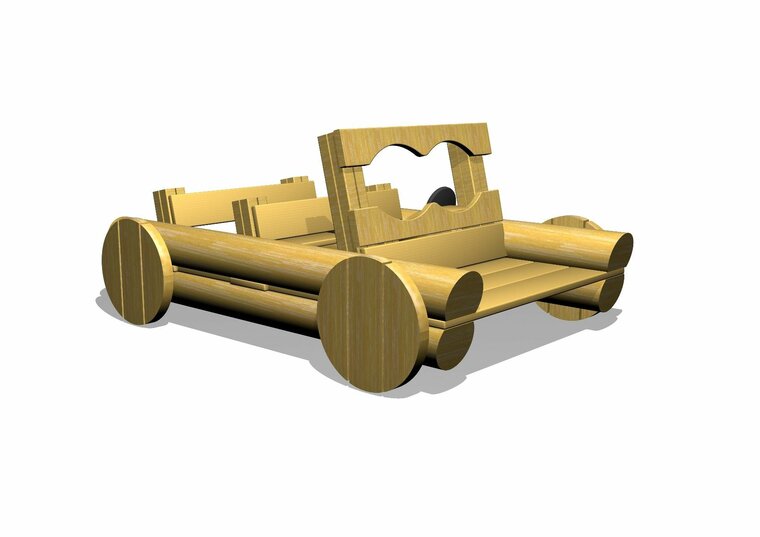 Houten Speelauto