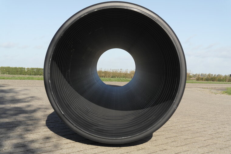 zwarte kruipbuis diameter 80 cm