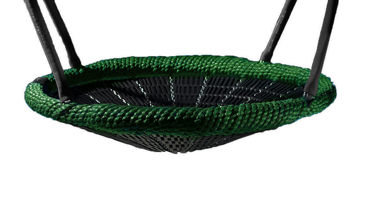 Huck Nestschommel Groen/Zwart Openbaar *&Oslash;120 cm - Black Edition**