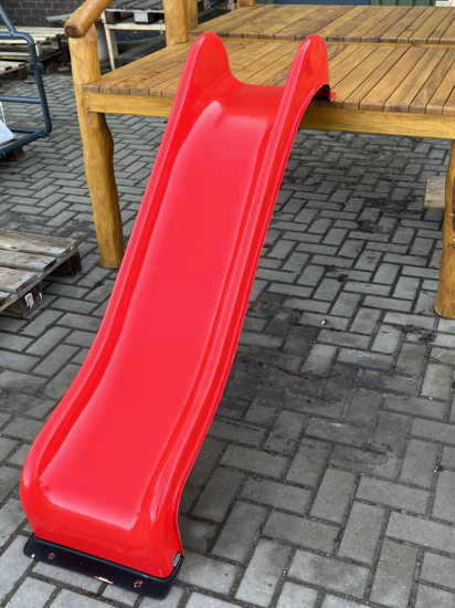 Polyester Glijbaan voor platformhoogte 75 cm Rood Gebruikt