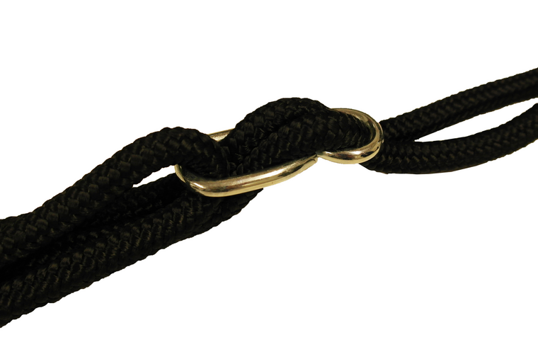 foto touw zwart gevlochten met stelacht voor schommel