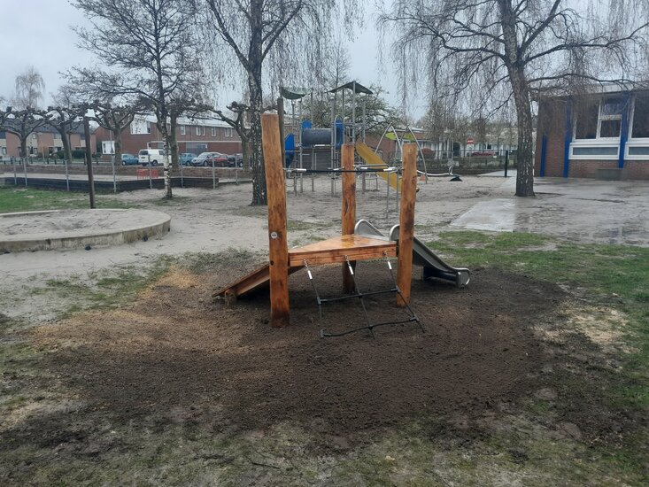 speelhuisje hout robinia openbaar gebruik