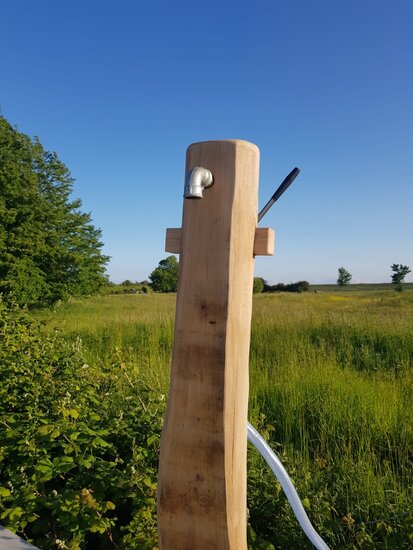 Robinia waterpomp op maat 